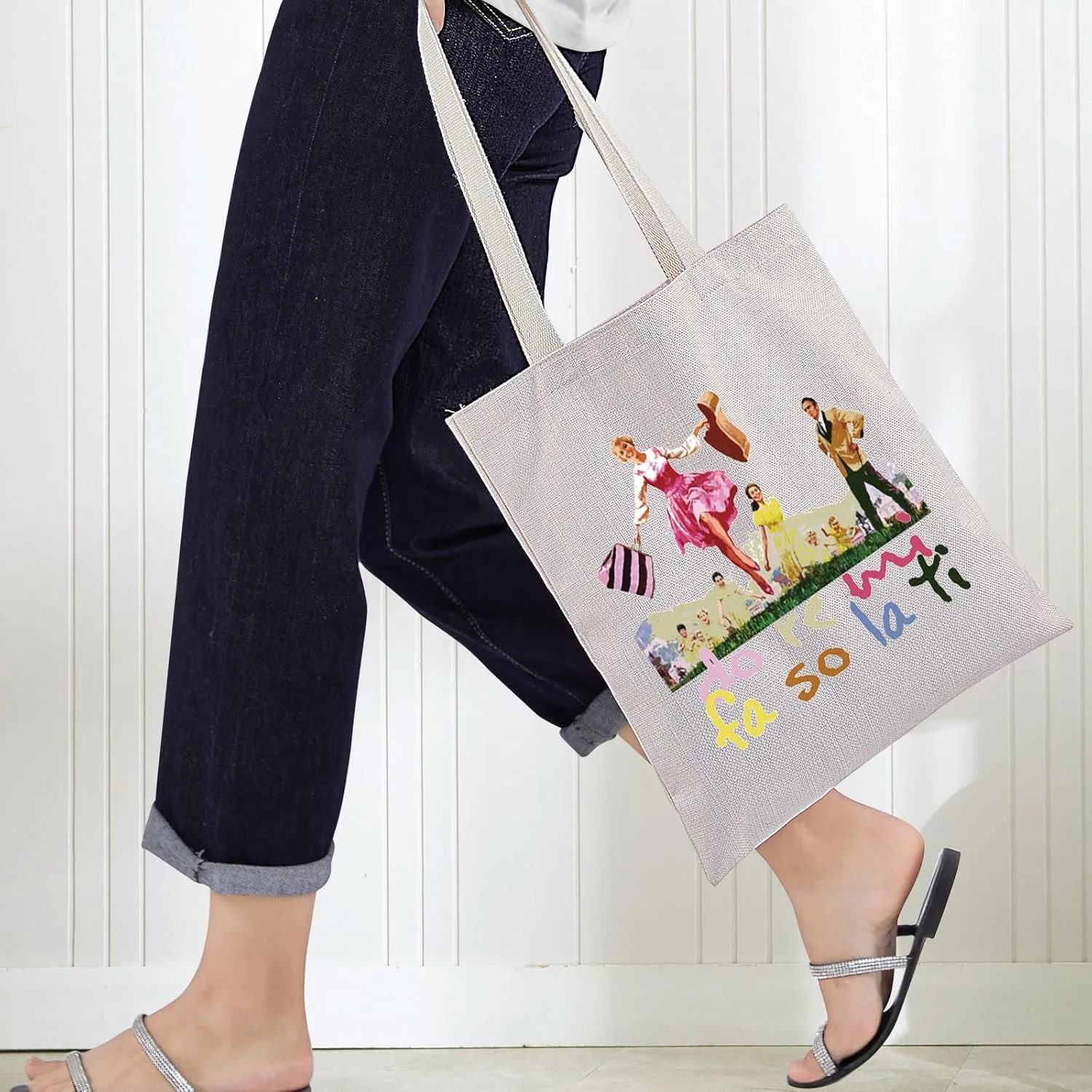 BWWKTOP Sound Theater Cosmetic Makeup Bag Von Trapp Gift Do Re Mi Fa So La Ti Theater Zipper Pouch Bag Theater Musical Merchandise (Do Re Mi TG)
