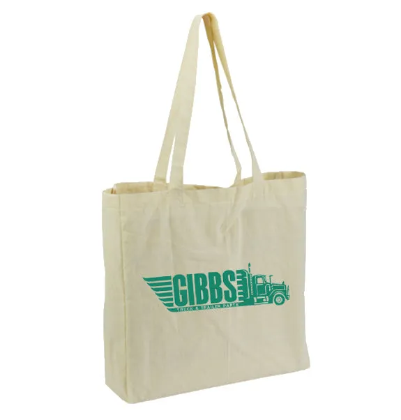 Calico Bag With Full Gusset
