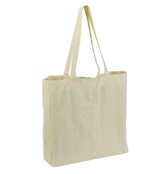 Calico Bag With Full Gusset
