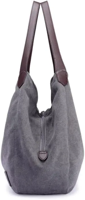 Canvas Bag Simple Wild Lady Retro Art Casual Bag Single Shoulder Bag