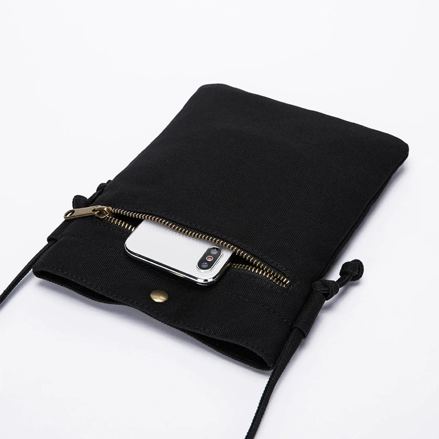 Canvas bag women's single shoulder new small bag Korean oblique collapse fresh Harajuku mobile phone bag