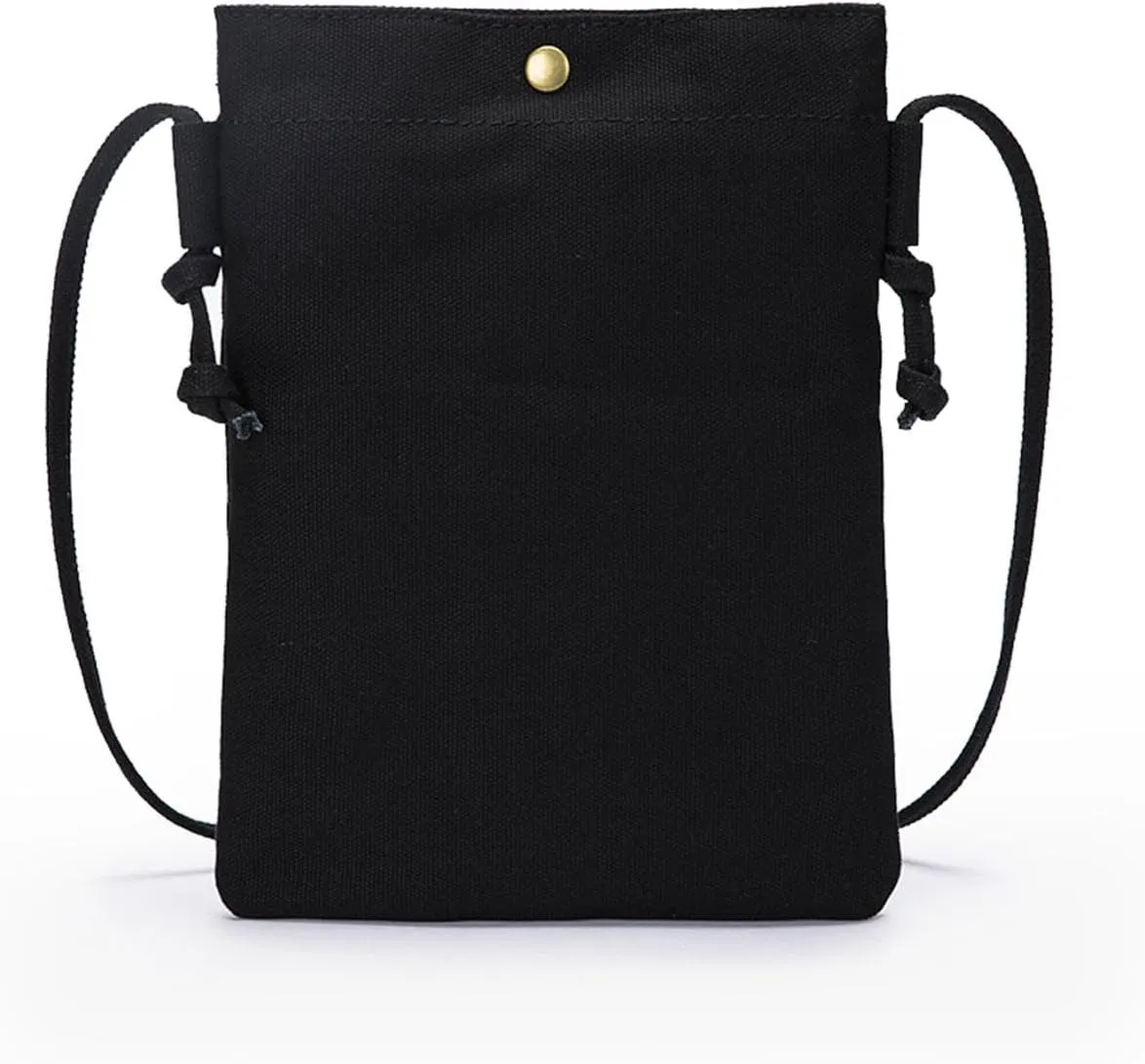 Canvas bag women's single shoulder new small bag Korean oblique collapse fresh Harajuku mobile phone bag