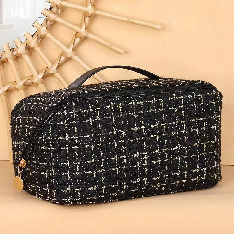 Capacity Convenient Pillow Super Hot Leather Cosmetic Bags