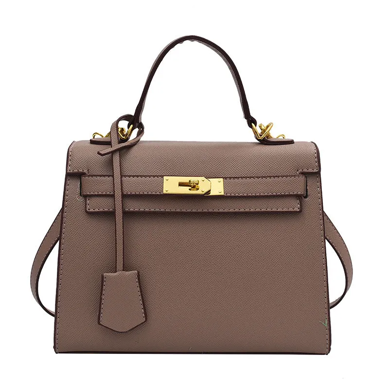 Capacity Lychee Pattern Kelly Commuter Fashion Bags