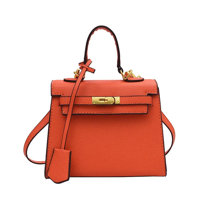 Capacity Lychee Pattern Kelly Commuter Fashion Bags