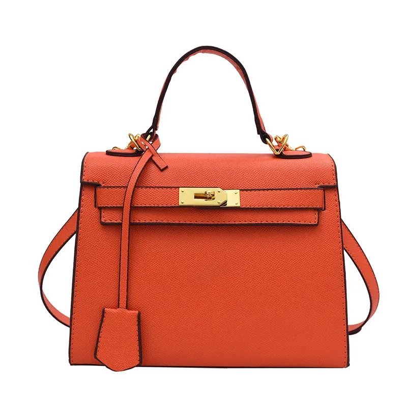 Capacity Lychee Pattern Kelly Commuter Fashion Bags