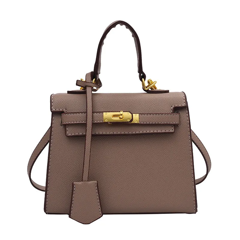 Capacity Lychee Pattern Kelly Commuter Fashion Bags
