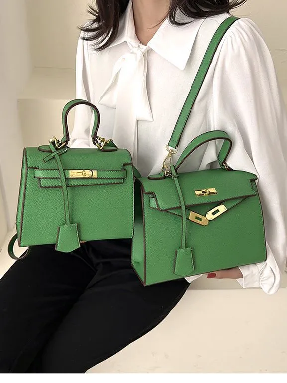 Capacity Lychee Pattern Kelly Commuter Fashion Bags