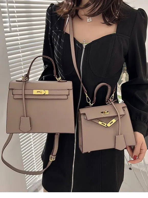 Capacity Lychee Pattern Kelly Commuter Fashion Bags