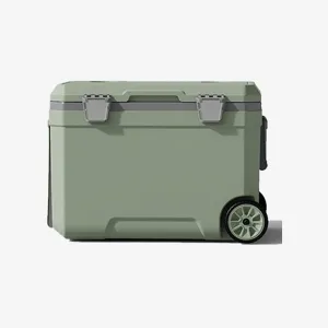 Car Camping Coolers for Benz GLA 2015-2020, Waterproof Portable Cooler, Leak Proof Picnic Insulated Bag, Ultra-Light Premium Ice Chest Box,A-Green-45L