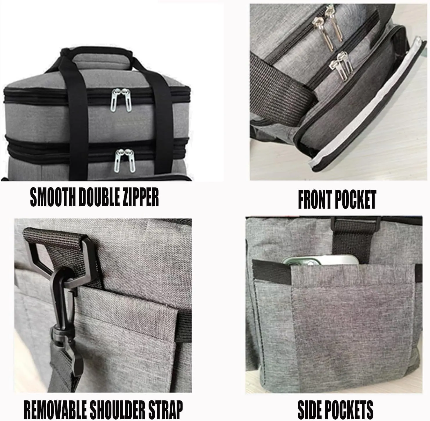 Car Camping Coolers for Dodge Scat Pack/Challenger, Leak Proof Cooler, Portable Lightweight Ice Chest Box, Compartments Waterproof Insulated Bag