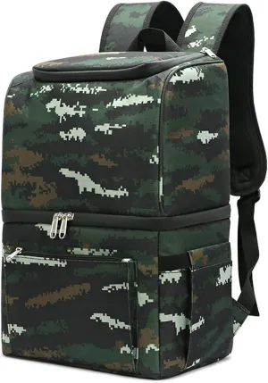 Car Camping Coolers for Mazda CX-7/Demio/Premacy/RX-7/RX-8/Tribute, Waterproof Portable Cooler, Leak Proof Picnic Insulated Bag, Ultra-Light Premium Ice Chest Box,F-Rainforest Camouflage