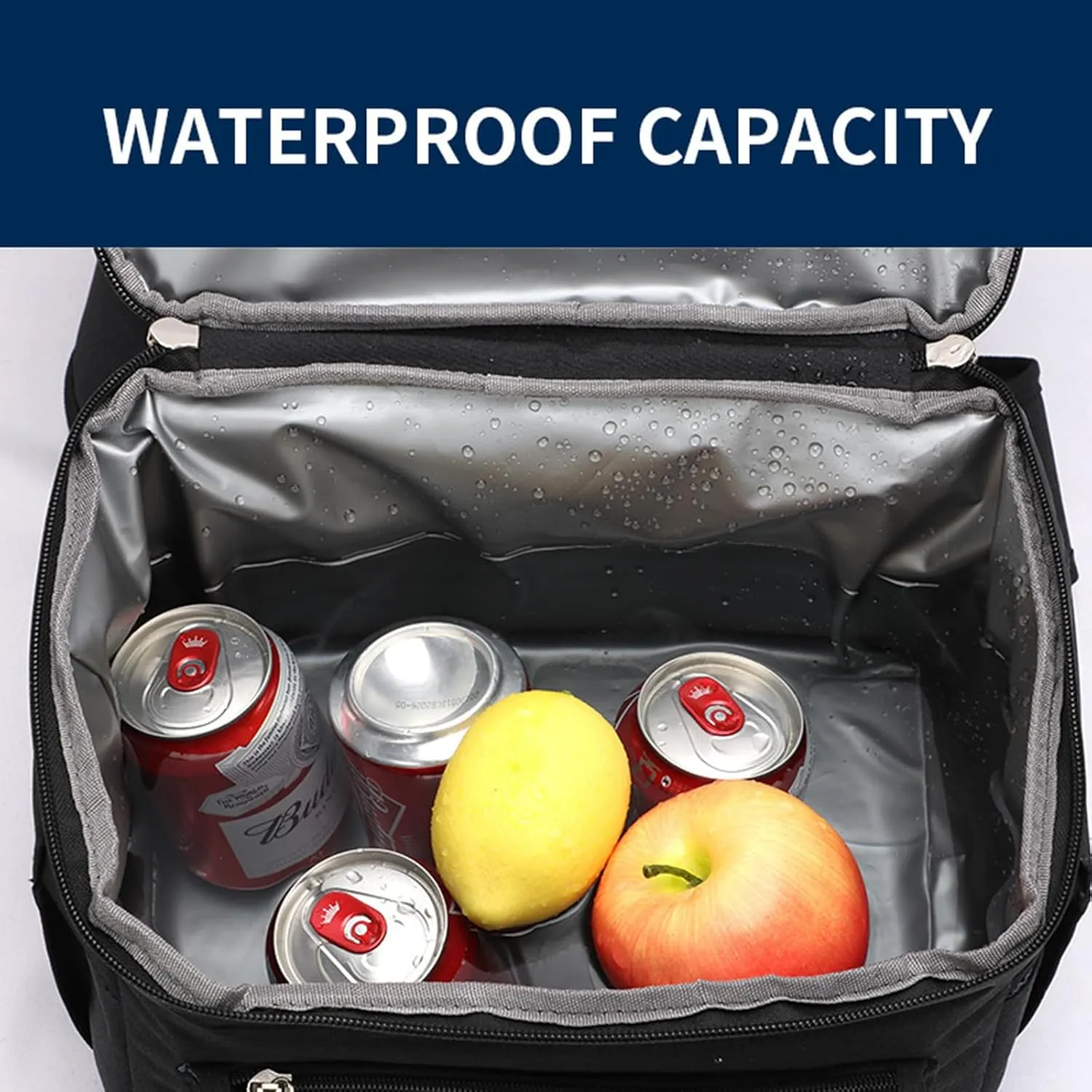 Car Camping Coolers for Toyota C-HR/Camry/Corolla/HiAce/Hilux, Waterproof Portable Cooler, Leak Proof Picnic Insulated Bag, Ultra-Light Premium Ice Chest Box,B-White-Gray Camouflage