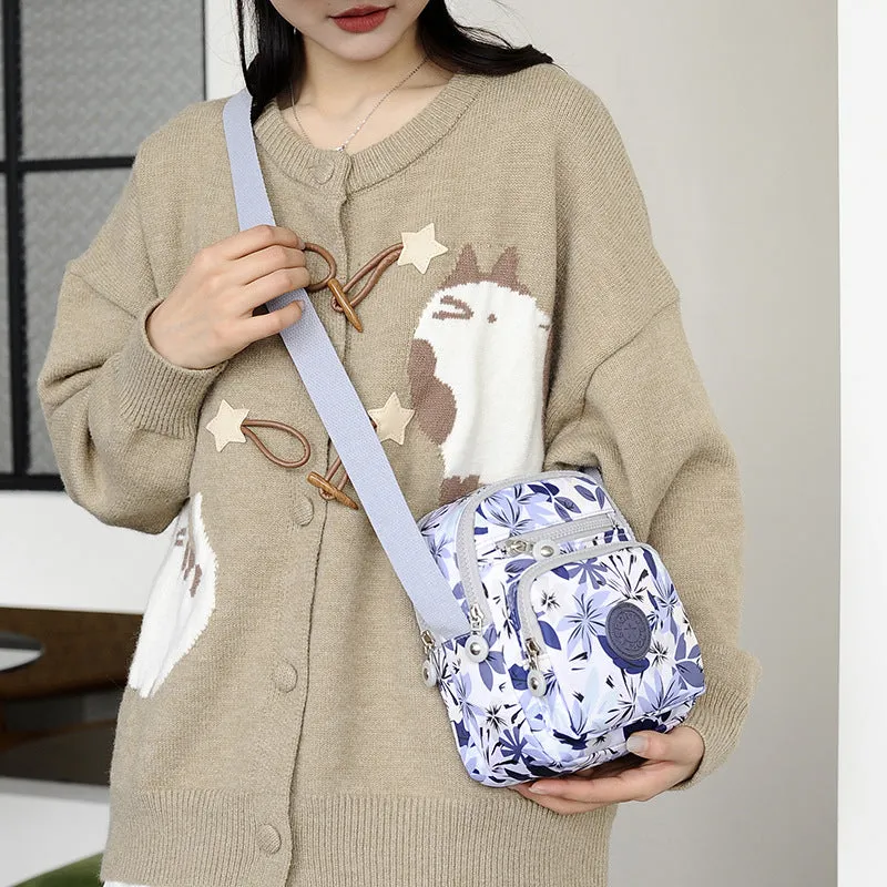 Casual Women's Flower Cloth Fashion Shopping Crossbody Bags