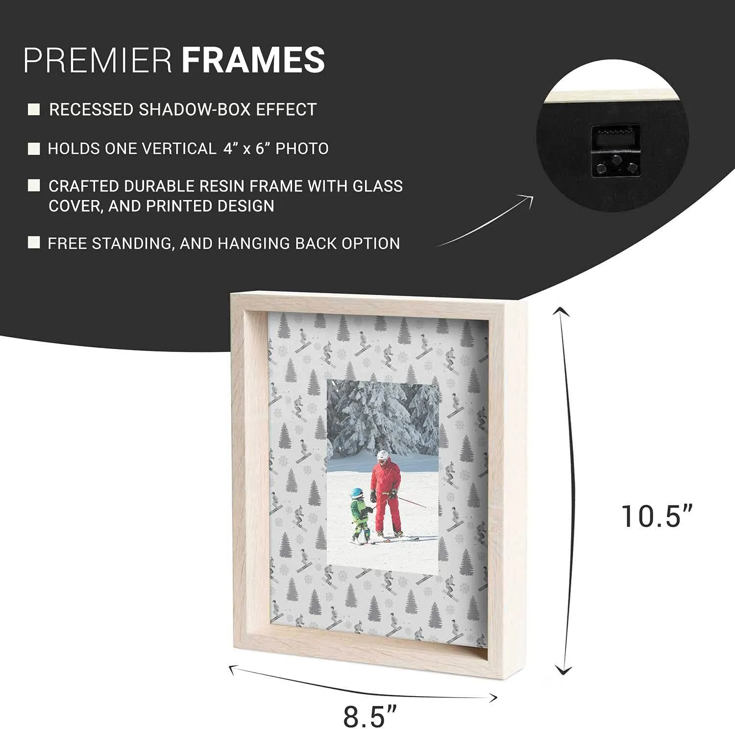 ChalkTalkSPORTS Premier Skiing Photo Frame | Ski Scene