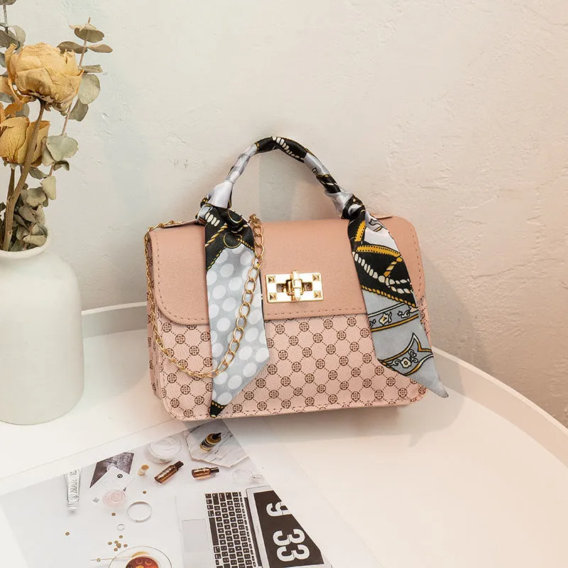 Charming Popular Fashion Printed Silk Scarf Crossbody Bags