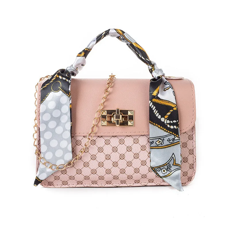 Charming Popular Fashion Printed Silk Scarf Crossbody Bags