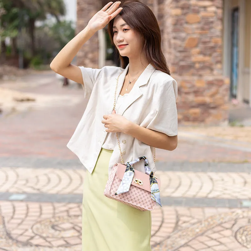 Charming Popular Fashion Printed Silk Scarf Crossbody Bags