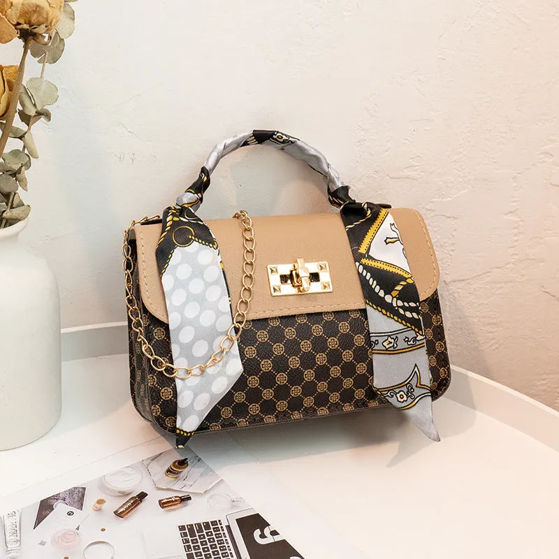 Charming Popular Fashion Printed Silk Scarf Crossbody Bags