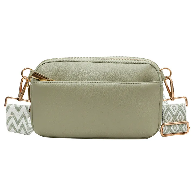 Charming Women's Trendy Niche Pure Color Shoulder Bags
