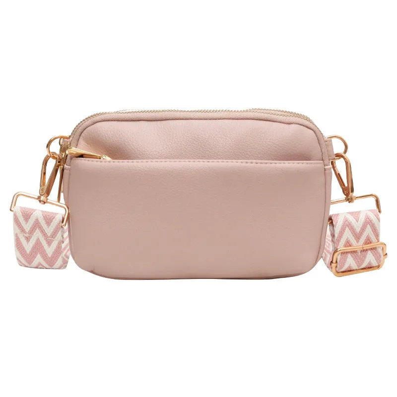 Charming Women's Trendy Niche Pure Color Shoulder Bags