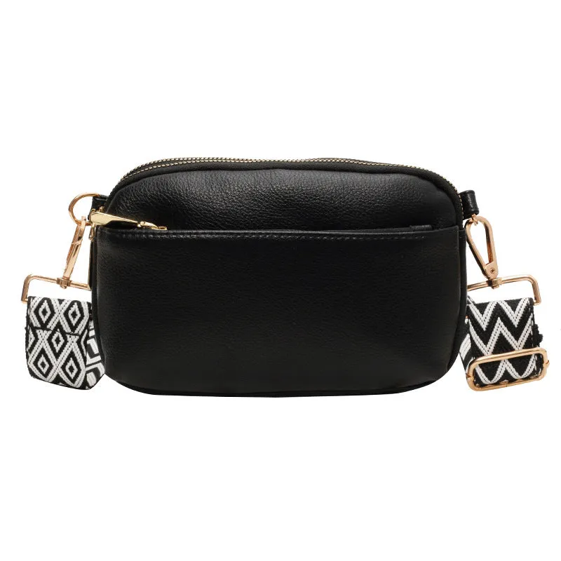 Charming Women's Trendy Niche Pure Color Shoulder Bags
