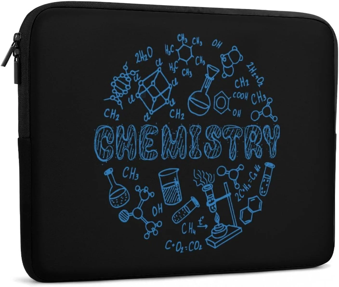 Chemical Experimental Equation Laptop Sleeve Case Computer Handbags Briefcase Carrying Bag for 10/12/13/15/17 Inch Laptops