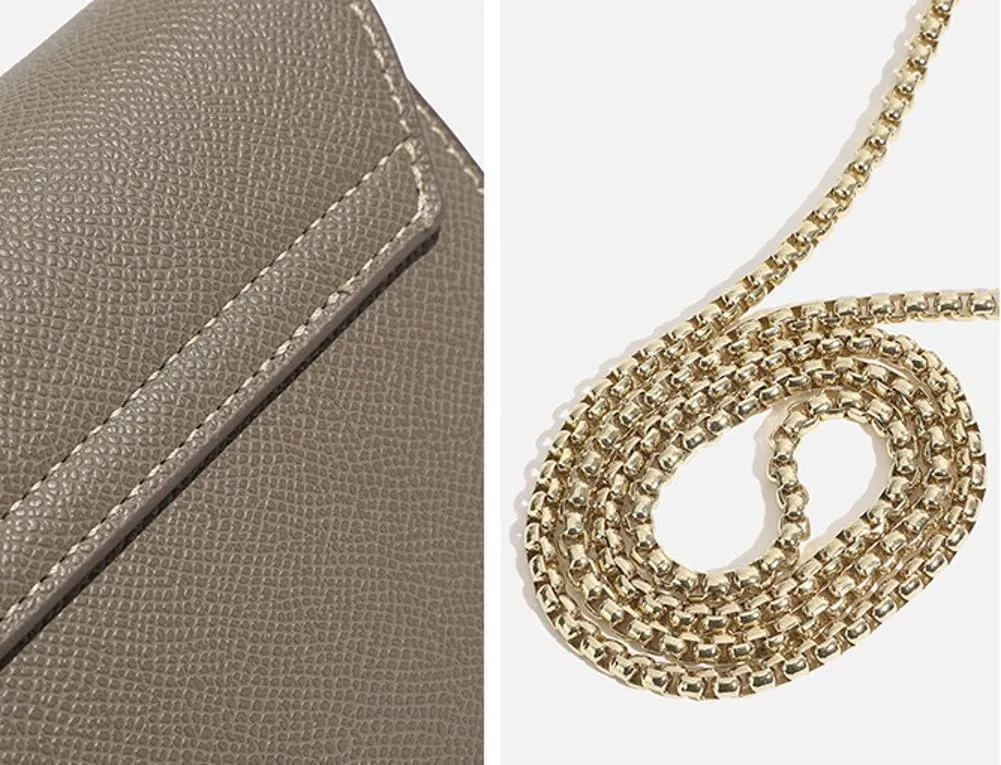 Chic Bag for Women - Versatile Chain Strap Underarm, Single-Shoulder & Crossbody Purse Envelope Bag