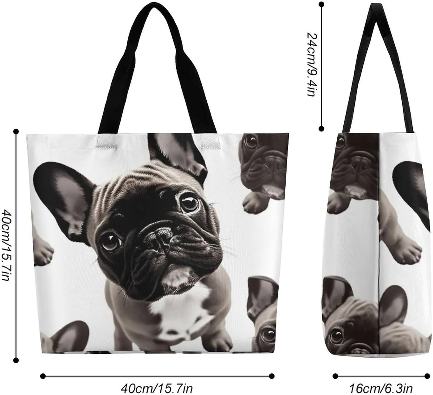 Chinese Style Mandarin Ducks Tote Bag for Women Reusable Grocery Shoulder Bags Shopping Bag for Travel, Groceries