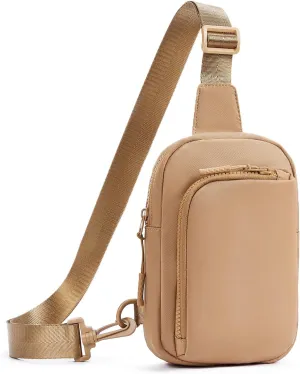 CHOLISS Small Crossbody Bags for Women and Men, Sling Bag for Women and Men Trendy, Fanny Packs Chest Bag with Extended Strap