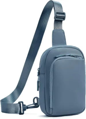 CHOLISS Small Crossbody Bags for Women and Men, Sling Bag for Women and Men Trendy, Fanny Packs Chest Bag with Extended Strap