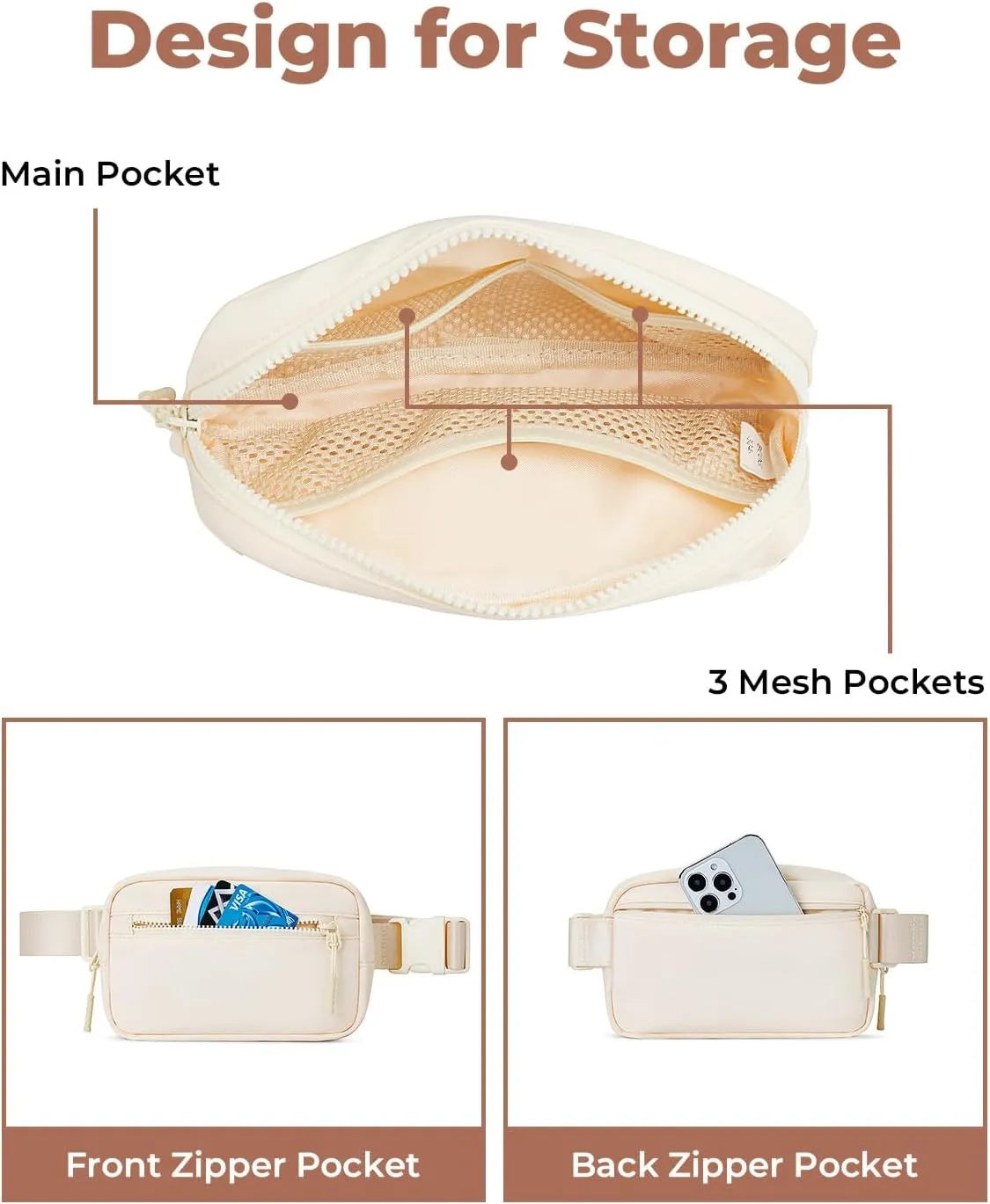 CHOLISS Small Sling Bag for Women and Men, Crossbody Bags Trendy Fanny Packs Chest Bag with Extended Strap
