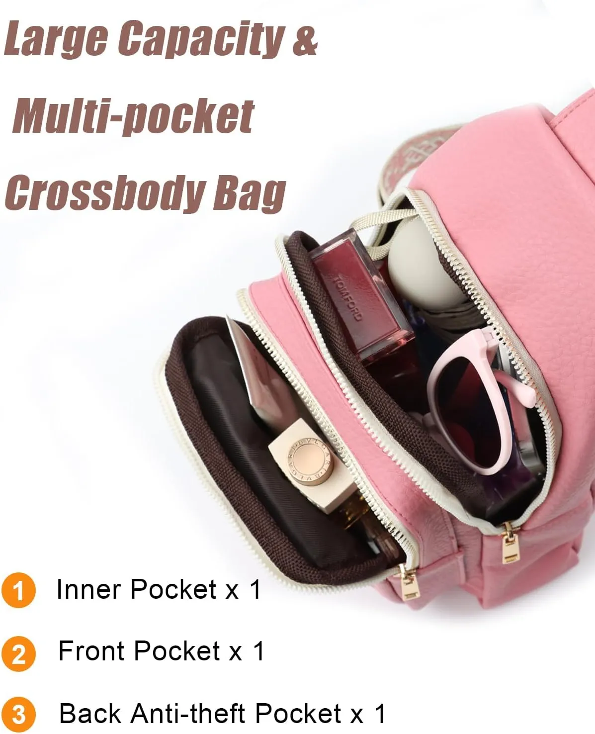 Christmas Gifts for Her Teen Girls Sister Coworker Crossbody Bags Gifts for Women Birthday Cool Gifts for Family Small Crossbody Sling Bag Fanny Pack Chest Travel Purse Mothers Day Gift Ideas
