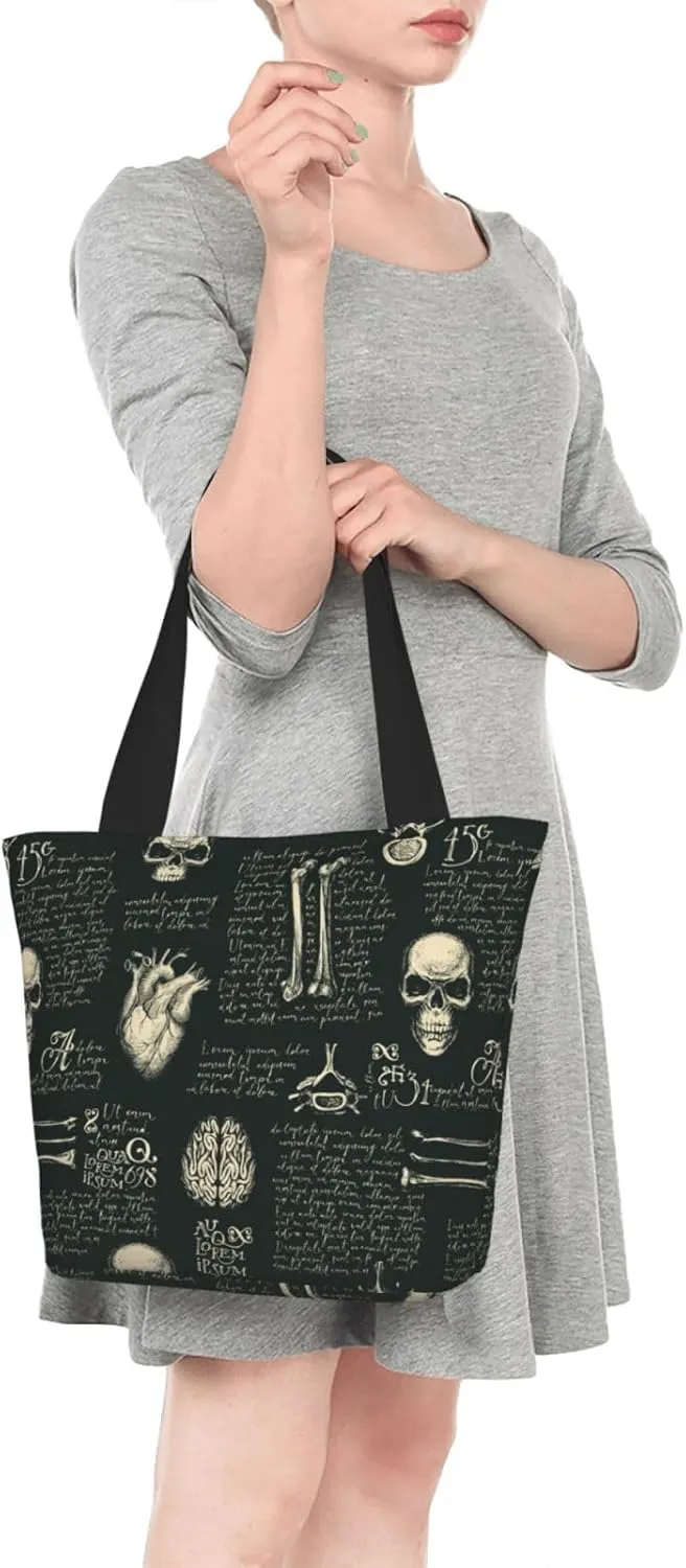 Christmas Snowflakes Blue Tote Bag Women Reusable Shopping Bags Shoulder Bag Portable Storage HandBags