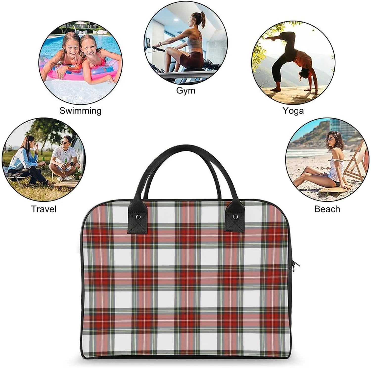 Clan MacArthur Arthur Fashionable Large Capacity Travel Handbag Unisex