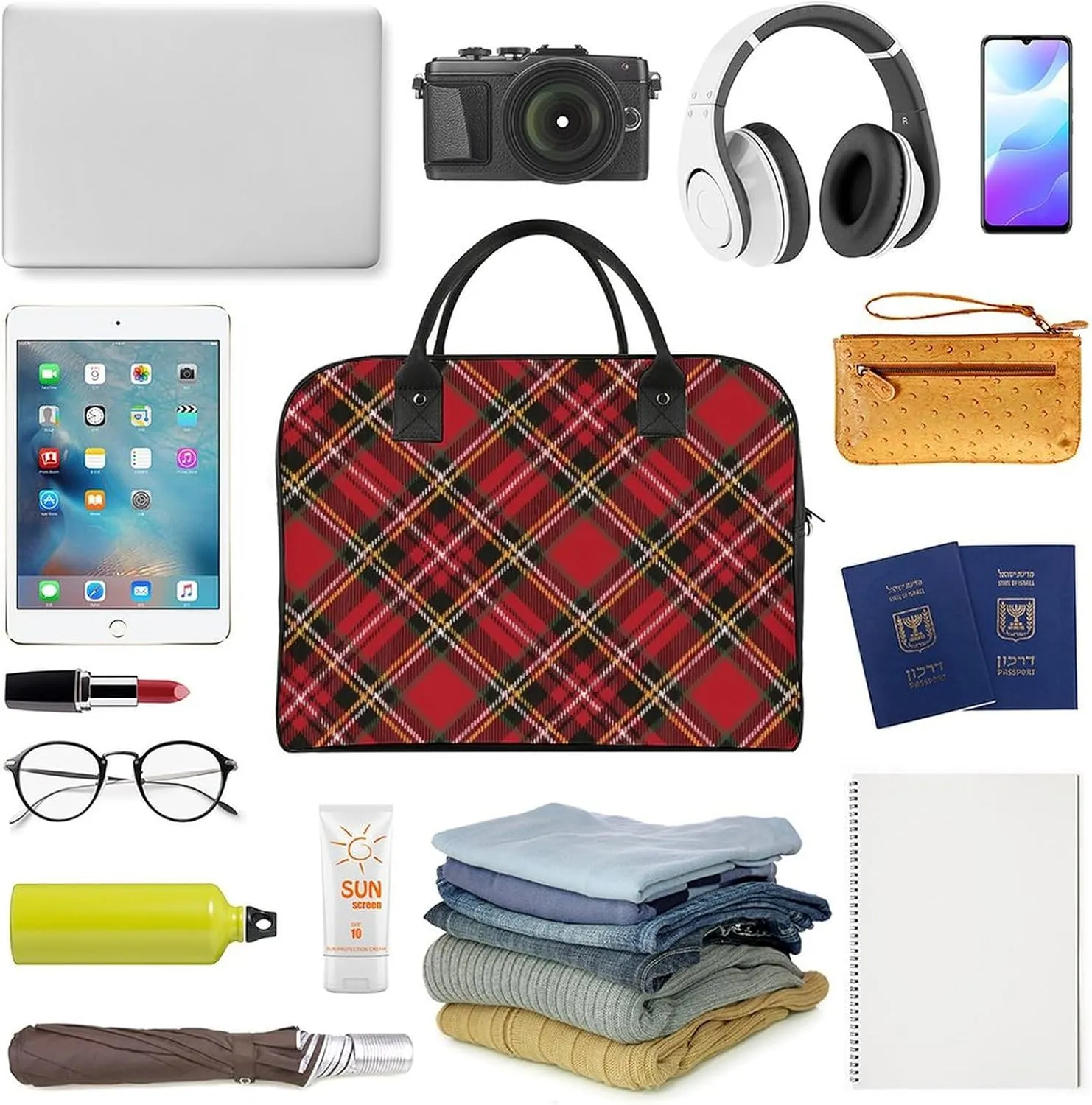 Clan MacArthur Arthur Fashionable Large Capacity Travel Handbag Unisex