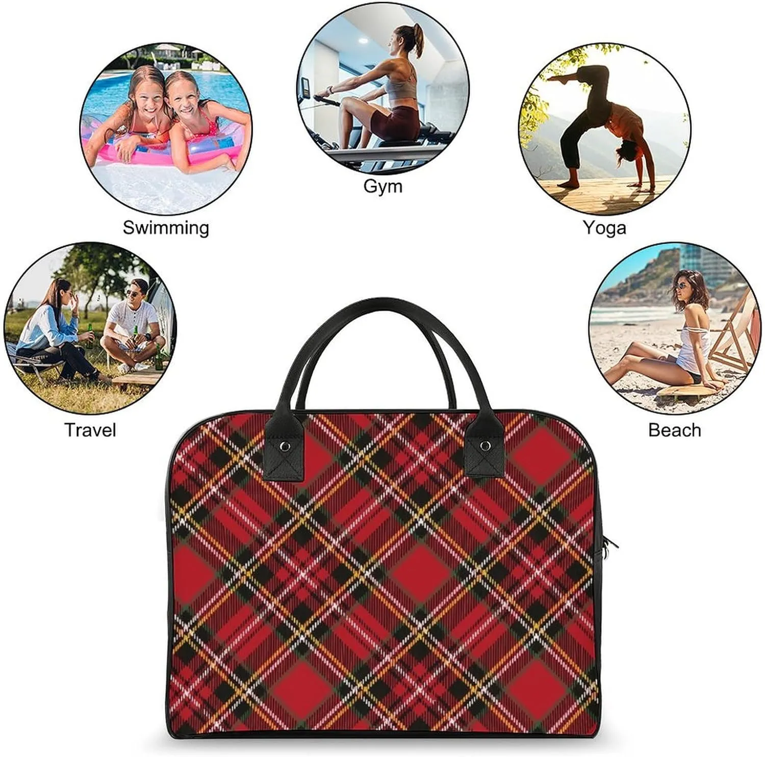 Clan MacArthur Arthur Fashionable Large Capacity Travel Handbag Unisex