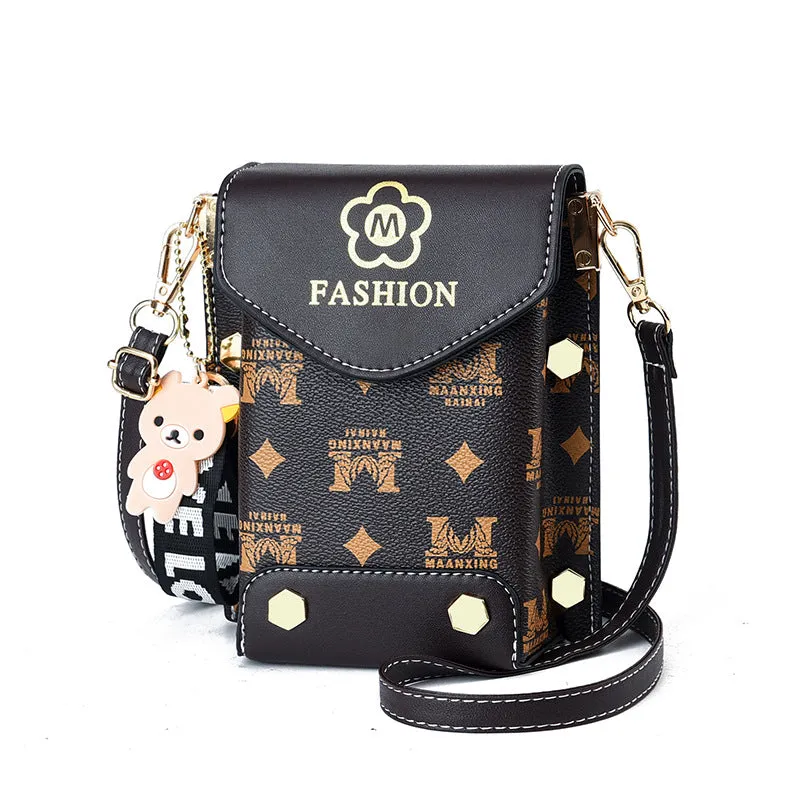 Classic Women's Fashion Mini Vertical Simple Phone Bags