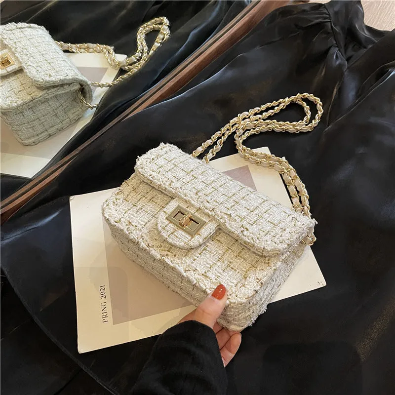 Classy Women's Classic Style Underarm Chain Crossbody Bags