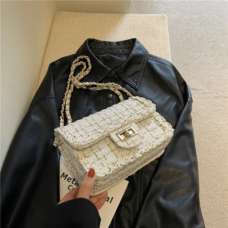 Classy Women's Classic Style Underarm Chain Crossbody Bags