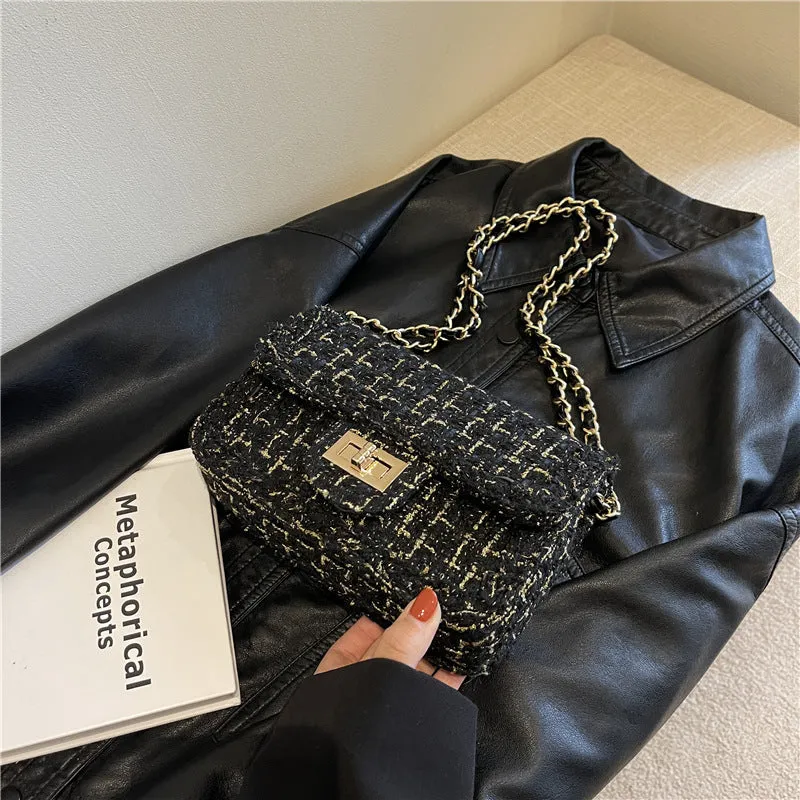 Classy Women's Classic Style Underarm Chain Crossbody Bags