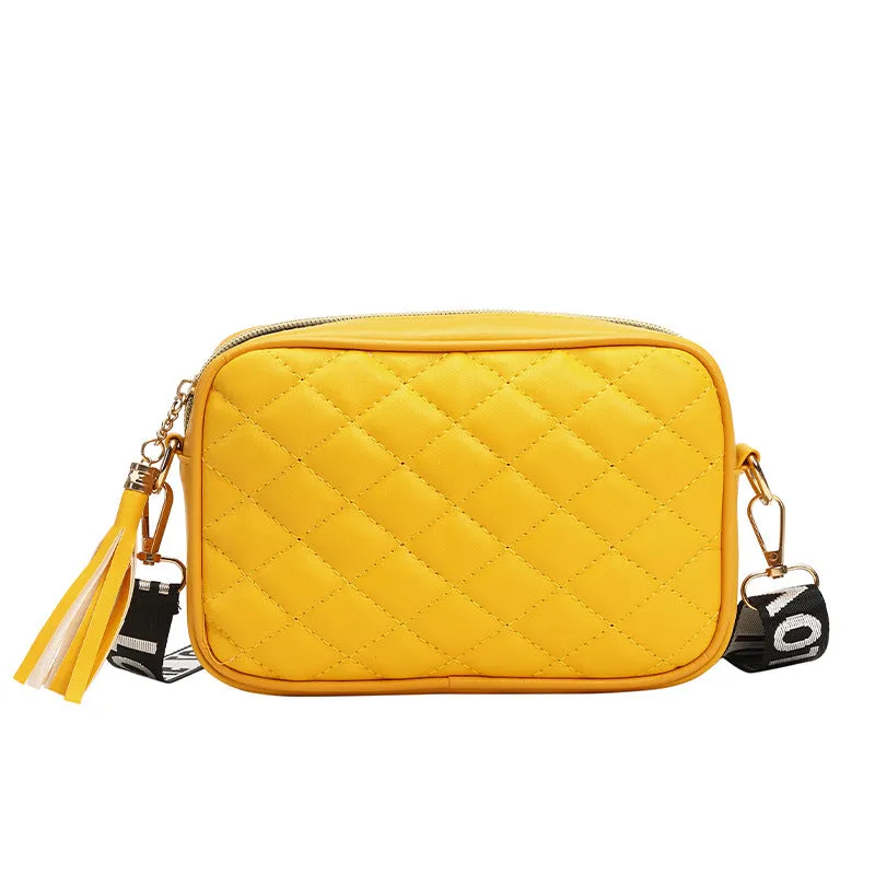 Classy Women's Korean Style Texture Embroidered Crossbody Bags