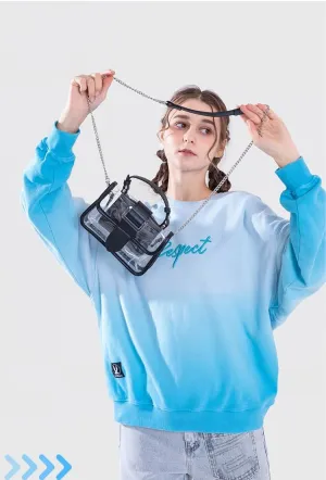 Clear Shoulder Bag Purse 2 In 1 Transparent Crossbody Bag Y2K Handbag Fairy Grunge Aesthetic Shoulder Crossbody Bag