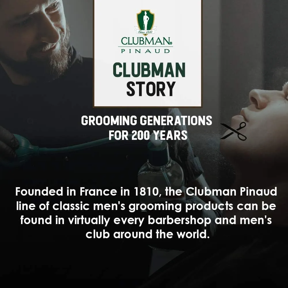 Clubman Pinaud Finest Powder, Classic White Powder for Men, Protection Against Sweat and Body Odor, 9 oz x 3 Packs