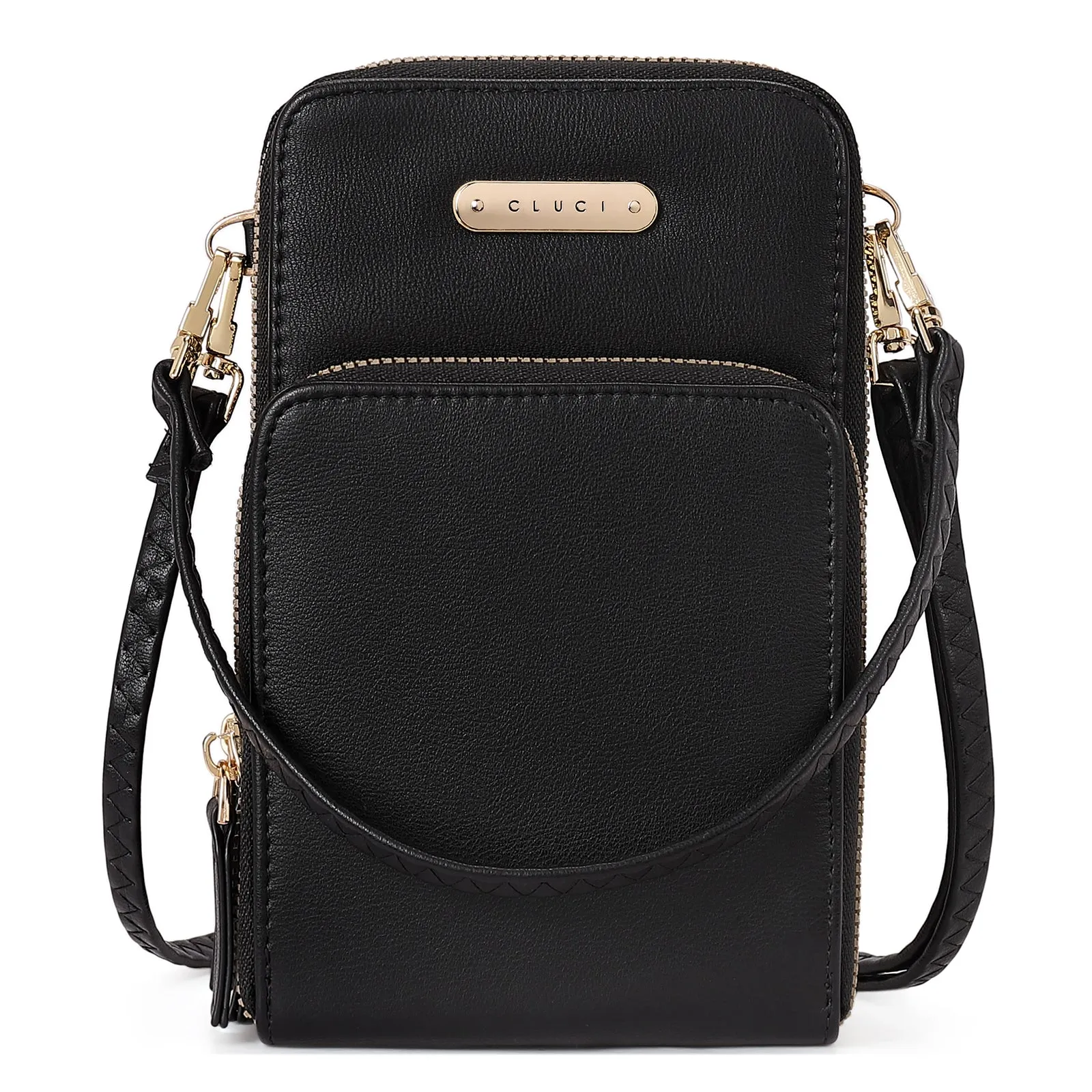 CLUCI Small Crossbody Bag for Women Leather Cellphone Shoulder Purses Fashion Travel Designer Wallet