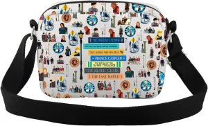 CMNIM Narnia Crossbody Bag Fantasy Inspired Gifts for Book Lovers Narnia Fans Small Crossbody Purse Bookish Book Nerd Gifts