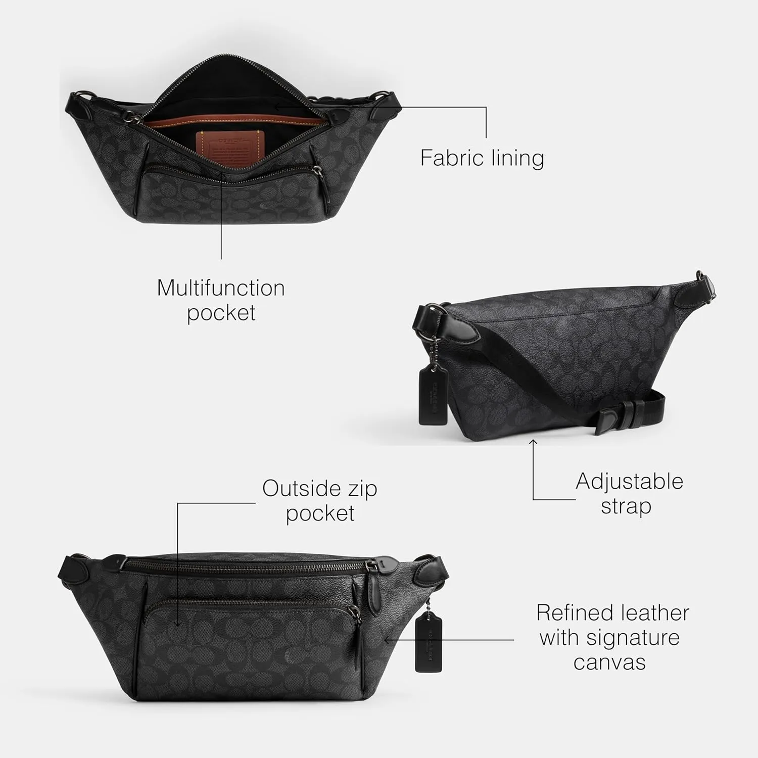 Coach Men's League Belt Bag