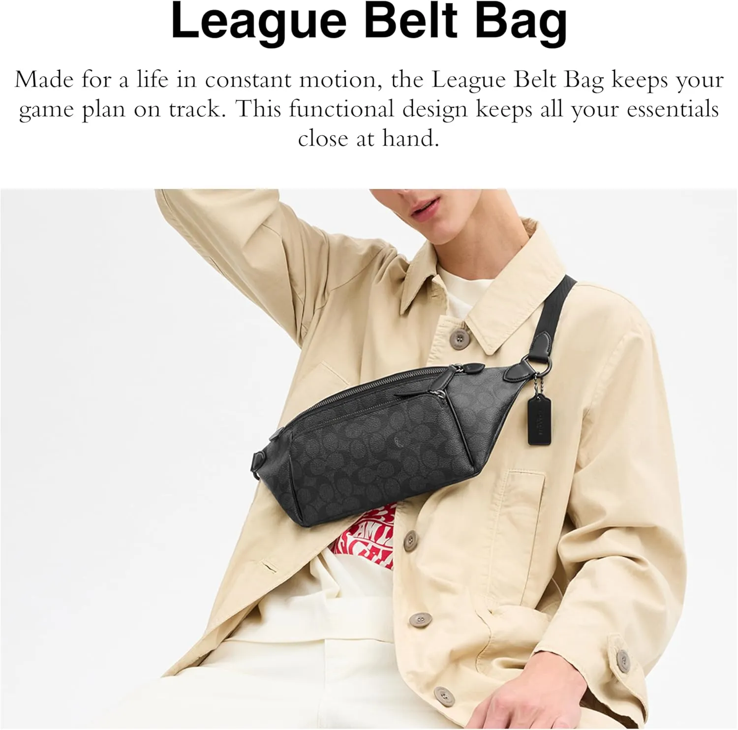 Coach Men's League Belt Bag