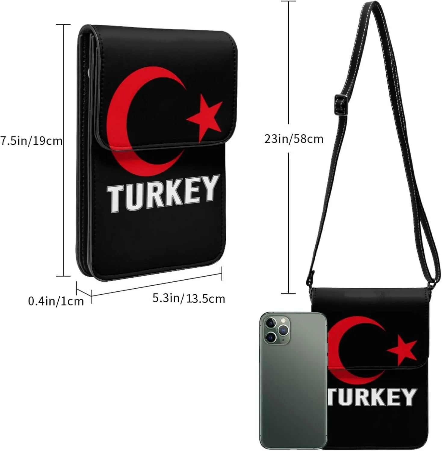 Coat of Arms of United Arab Emirates Emblem Small Crossbody Purse Cell Phone Bag for Women