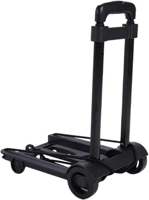 Collapsible Folding Shopping Cart with Wheels for Easy Maneuvering Lightweight and Design for Groceries Markets and Everyday Use Space Saving Storage